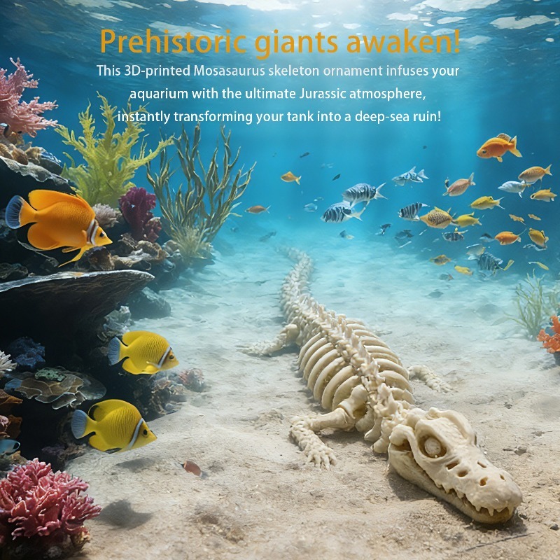 1 Stück Realistisches Mosasaur – Marine Aquarium Used Bewertung und Preis
